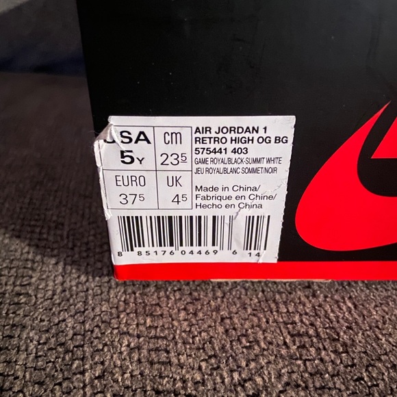 Jordan one game royal size 5 - Picture 4 of 4